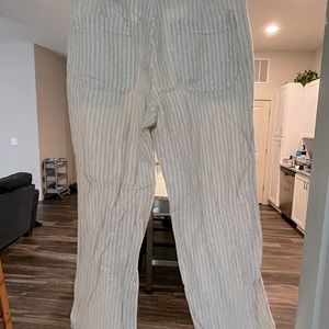 Size 4, GAP, wide leg, linen